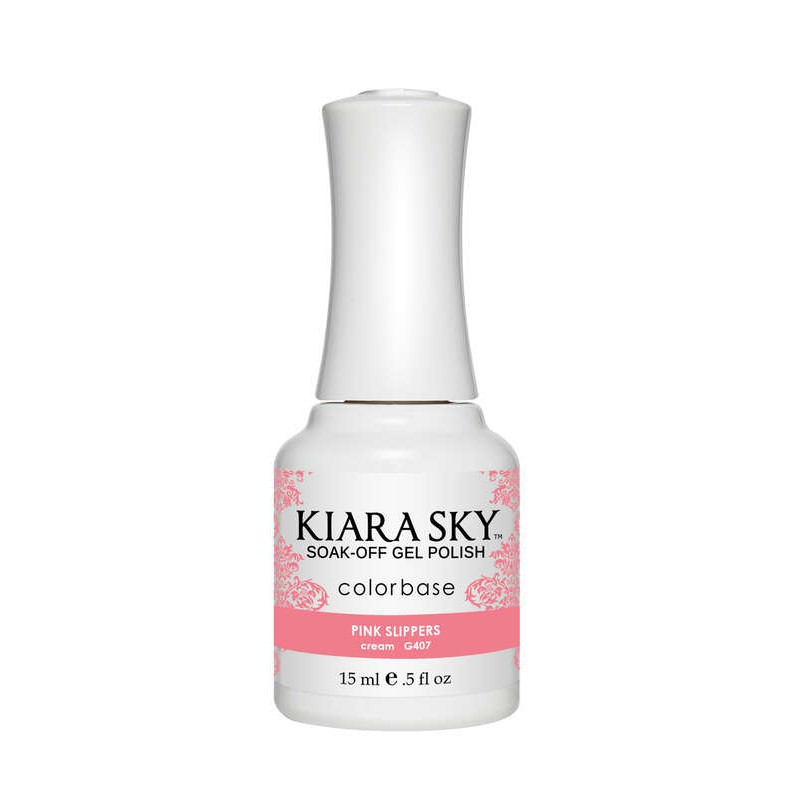 KIARA SKY – GEL POLISH - G407 PINK SLIPPERS